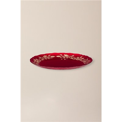 Albero Yemek Tabağı - 28 cm - Kırmızı