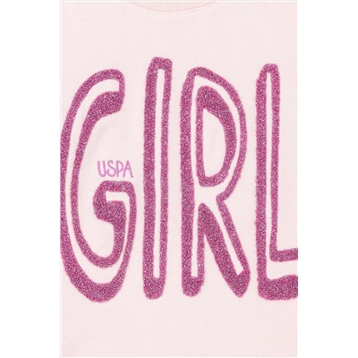 Kız Çocuk Toz Pembe Sweatshirt