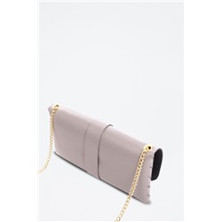 Bandolera de piel - Gris - Firenze Artegiani
