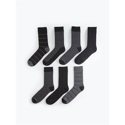 LC Waikiki Çizgili Erkek Soket Çorap 7'li, LCW ACCESSORIES                                            
                                            Çizgili Erkek Soket Çorap 7'li