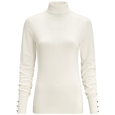 Damen Rollkragenpullover im Basic-Look