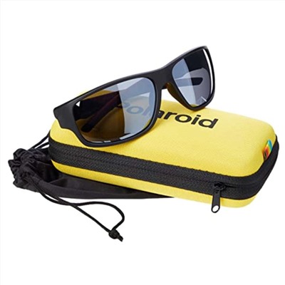 Polaroid Men's Grey Rectangular Sunglasses