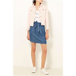 Chaqueta vaquera Rosa pastel