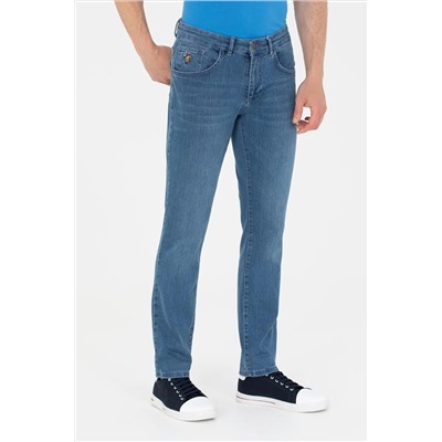 Erkek Açık Mavi Jean Pantolon