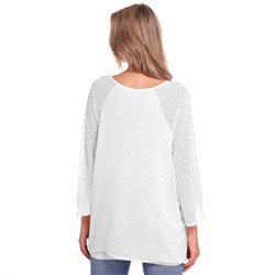 Damen Bluse mit weiten Raglanärmeln
