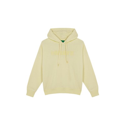Sudadera capucha felpa algodón amarillo
