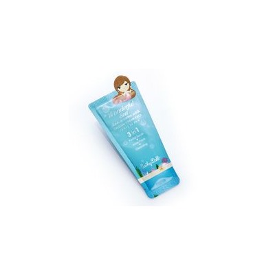 Очищающее средство для жирной кожи лица 3 в 1 Wonderful Sea Cathy Doll 6 гр / Cathy Doll Oil Control Calcium Cream Pack 3in1 Wonderful Sea 6 gr