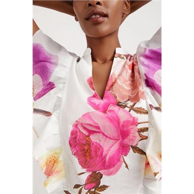 Blusa floral M. Christian Lacroix