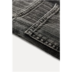 ZW COLLECTION STRAIGHT-LEG MID-RISE JEANS
