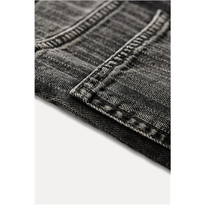 ZW COLLECTION STRAIGHT-LEG MID-RISE JEANS