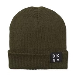 DKNY Men's Logo Beanie