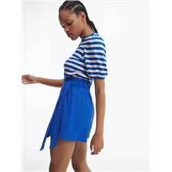 Shorts mit Bindedetail