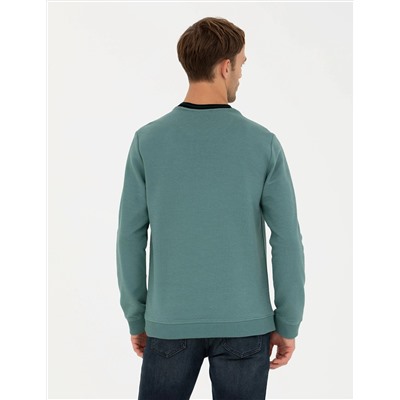 Yeşil Regular Fit Sweatshirt