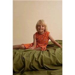 Defacto Erkek Çocuk Desenli Kolsuz Kapri Pijama Takım Y7277A622HS