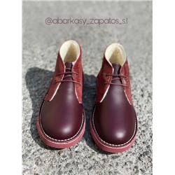 AB.Zapatos 4525 burdeos+PELLE 1602/2