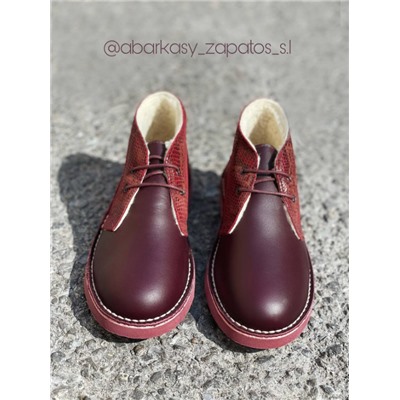 AB.Zapatos 4525 burdeos+Pelle 1607 Coco