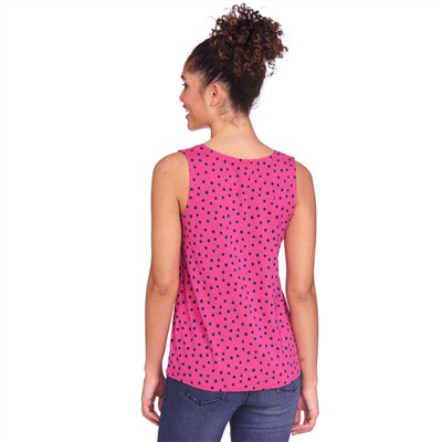 Damen Top mit Makramee-Spitze