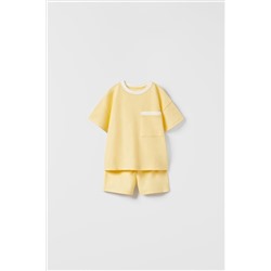 BABY/ CONJUNTO BOLSILLO LISO
