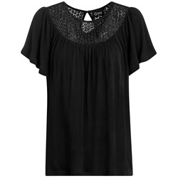 Damen Bluse in Crepp-Optik
