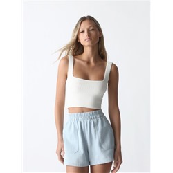 LIGHTWEIGHT DENIM SHORTS