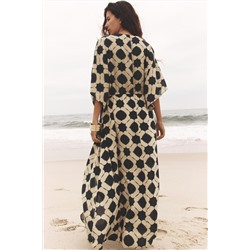PRINTED KAFTAN DRESS