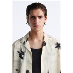 CAMISA ELÁSTICA ESTAMPADO FLORAL