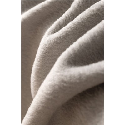 Plain Pamuklu Jakar Tv Battaniye - Gri - 130x170 cm