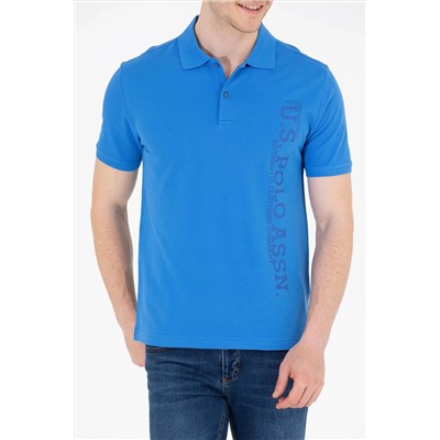 Erkek Saks Polo Yaka Tişört