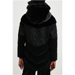 Chaqueta larga acolchada