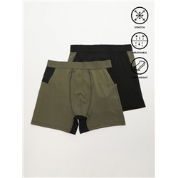 PACK OF 2 PAIRS OF SPORTS BOXERS.