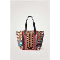 Bolso shopping bag bordados