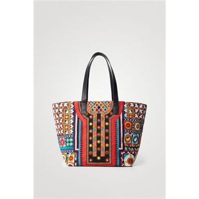 Bolso shopping bag bordados
