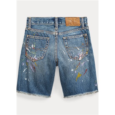 Boys 8-20 Paint-Splatter Sullivan Slim Denim Short