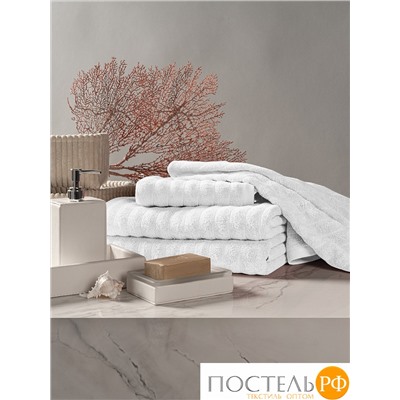 ESTIA ТОРЛЕЙ бел К-т полотенец 50х80-2/70х130-2, 100% хлопок, 500 г/м2