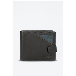 Cartera de piel Striking Antracita