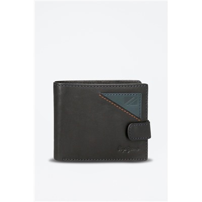 Cartera de piel Striking Antracita