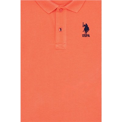 Erkek Çocuk Somon Basic Polo Yaka T-Shirt