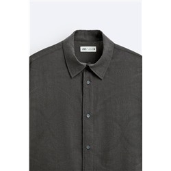 CAMISA JACQUARD CON LYOCELL