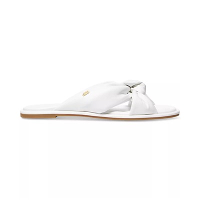 MICHAEL Michael Kors Knotted Slide Casual Leather Sandals