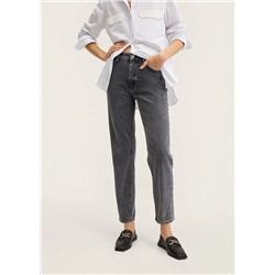 Vaqueros mom tiro alto -  Mujer | MANGO OUTLET España
