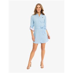 SOLID OXFORD DRESS