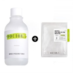 Good-Bye Trouble Minus Peeling Toner + Stay Calm Tea Tree Mask Sheet 1ea, Пилинг-тонер для чувствительной кожи
