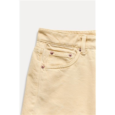 TRF MID-RISE DENIM BERMUDA SHORTS