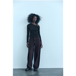 ASYMMETRIC DOUBLE LAYER T-SHIRT