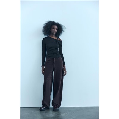ASYMMETRIC DOUBLE LAYER T-SHIRT