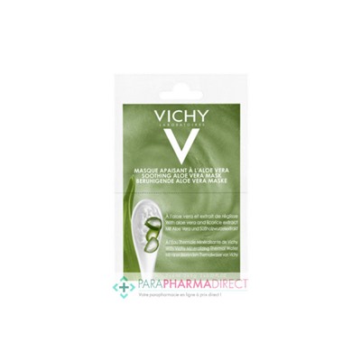 Vichy Masque Apaisant à l'Aloe Vera 2x6ml