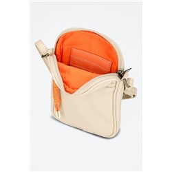 Bandolera Bea Beige y naranja