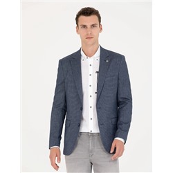Açık Lacivert Slim Fit Ceket