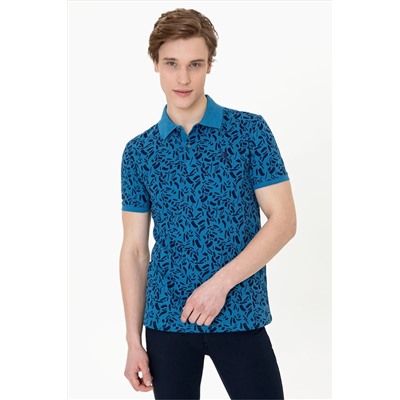 U.S. Polo Assn. Mavi Erkek T-Shirt G081SZ011.000.1372867