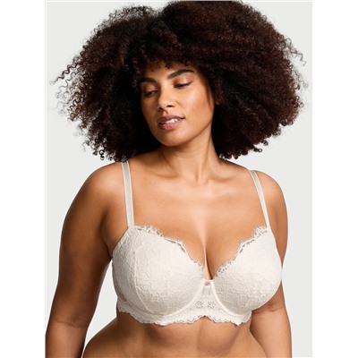Dream Angels Lace Lightly Lined Classic Coverage Demi Bra